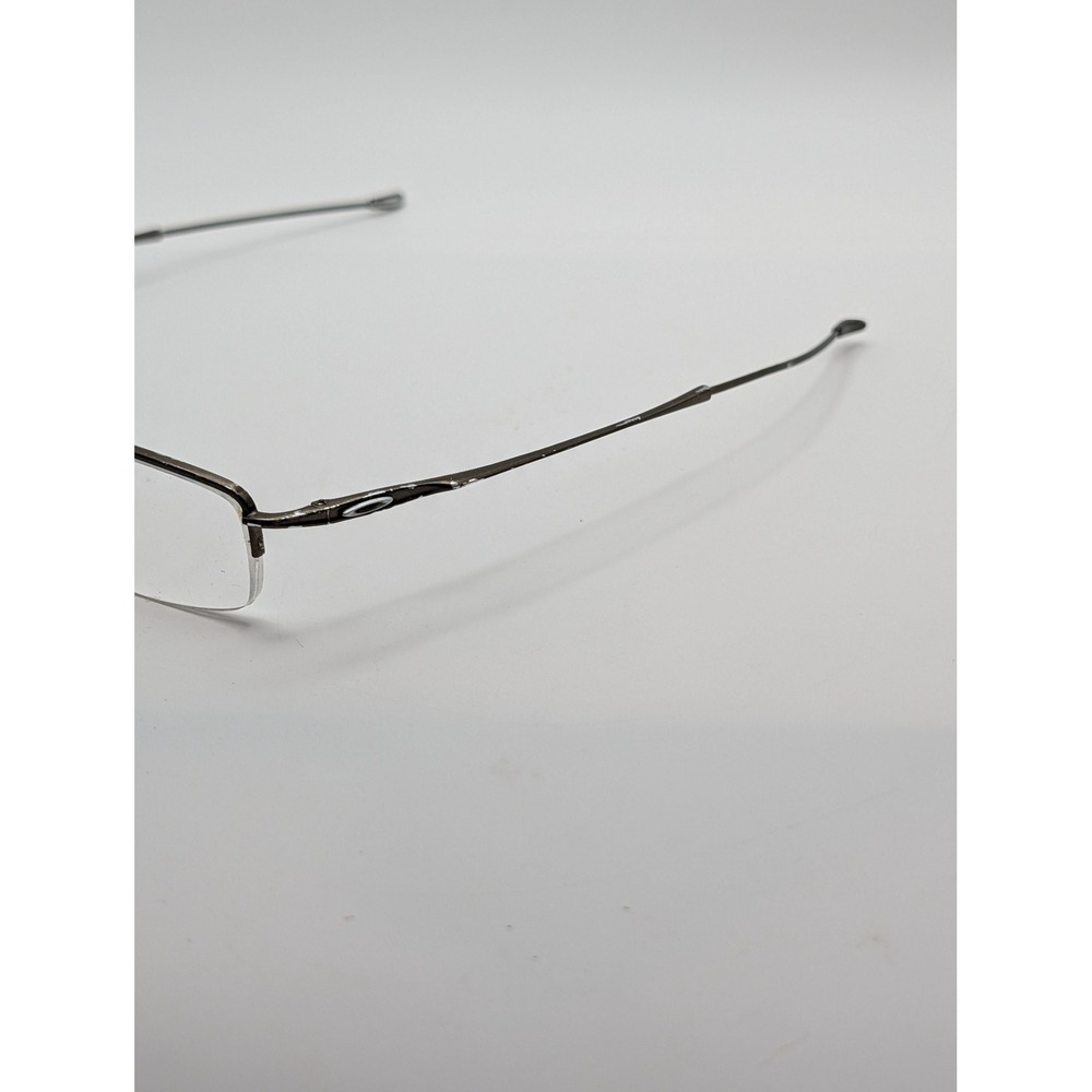 Oakley Jackknife 4.0 Semi Rimless Eyeglass Frames Metal Rectangular Pewter - Picture 6 of 16